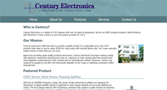 Desktop Screenshot of centuryelectronic.com